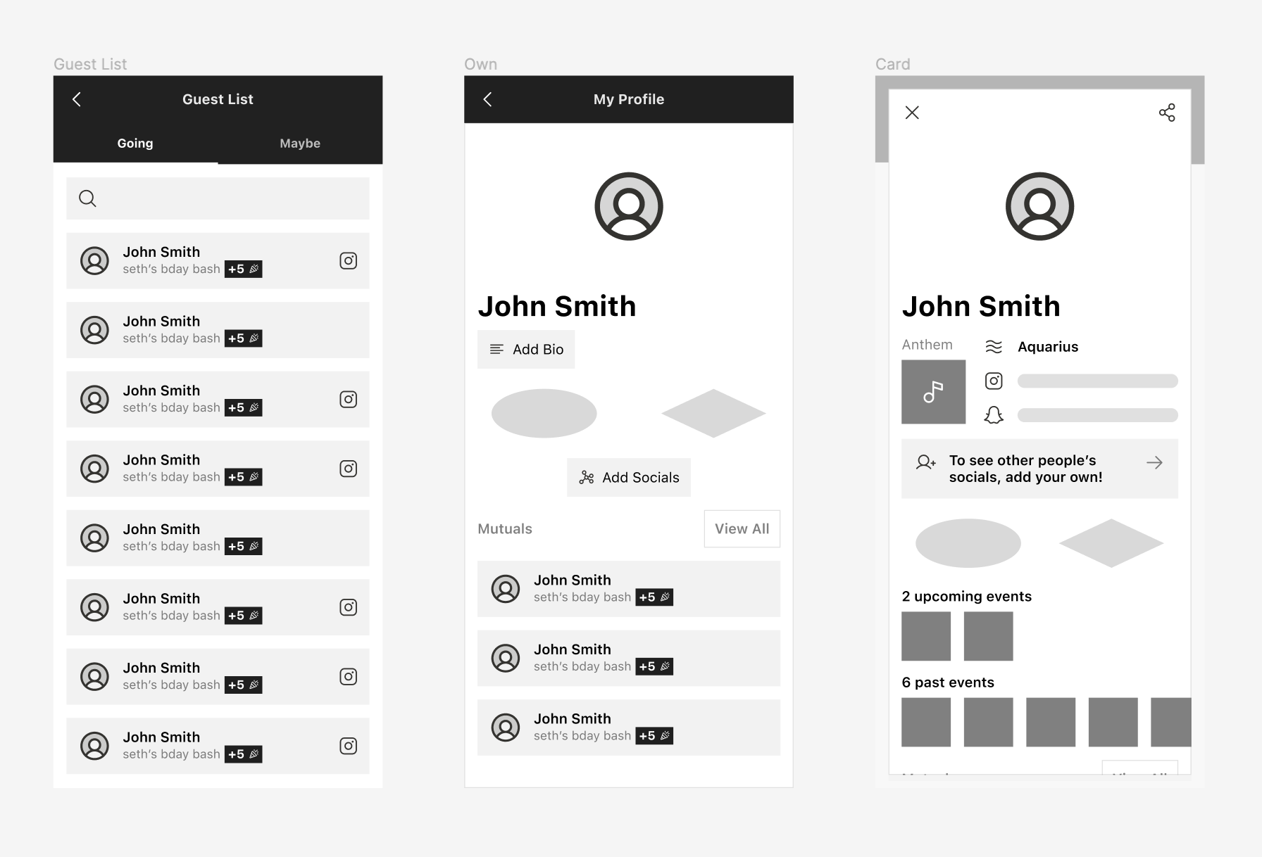 Updated Wireframe